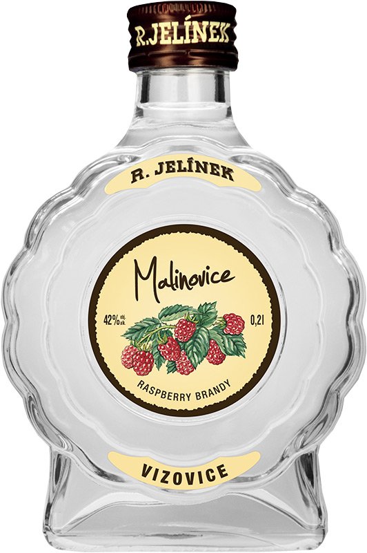 R.Jelínek Malinovice 42% budík 200ml
