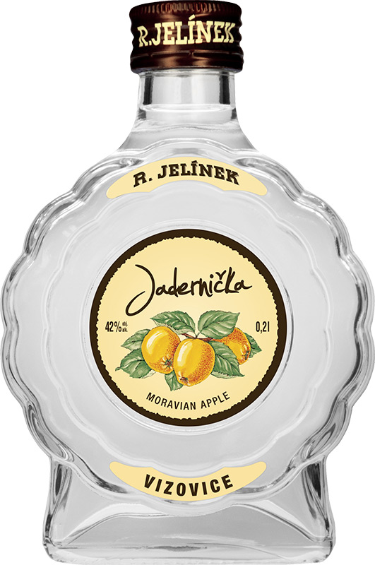 R.Jelínek Moravská Jadernička 42% budík 200ml
