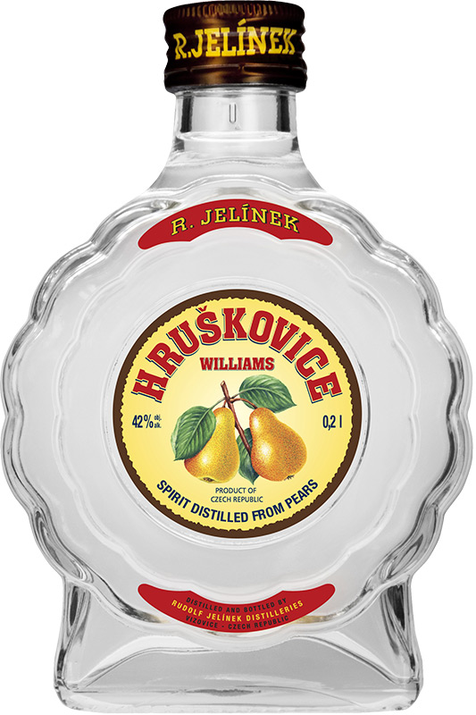 R.Jelínek Hruškovice Williams 42% 200ml budík