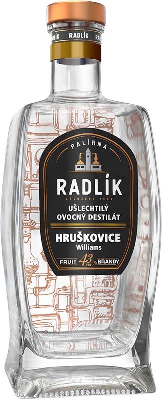Palírna Radlík Hruškovice Williams 43% 500ml
