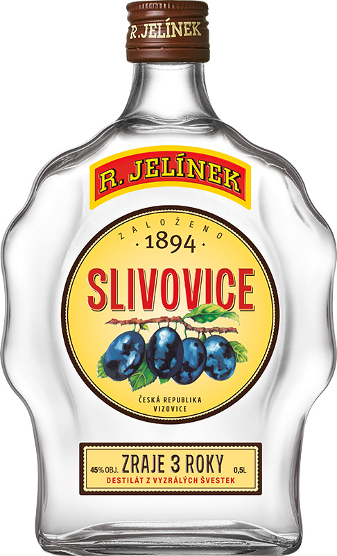 R.Jelínek Slivovice Bílá 45% 500ml