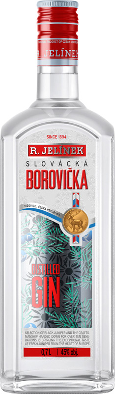 R.Jelínek Borovička Slovácká Distilled Gin 45% 700ml