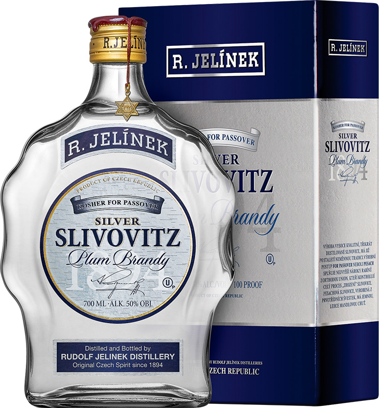 R.Jelínek Slivovitz Silver Kosher 50% 700ml