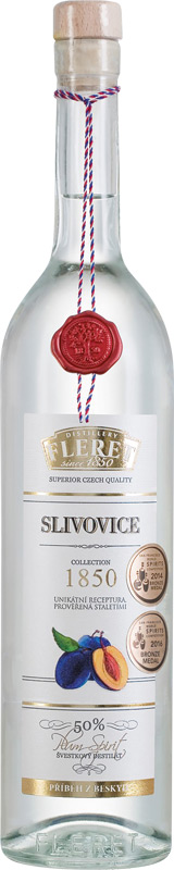 Fleret Slivovice s pečetí 50% 700ml