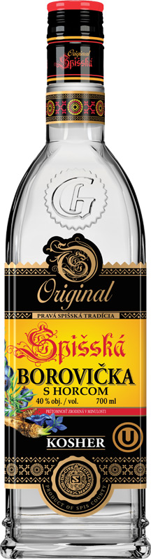 Spišská Borovička s Hořcem Kosher 40% 700ml