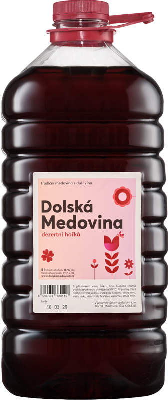 Dolská Medovina Hořká 18% 5l