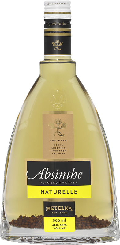 Metelka Absinth Naturelle 60% 500ml