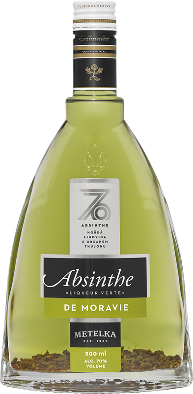 Metelka Absinth De Moravie 70% 500ml