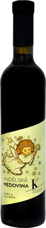 Křivoklátská Medovina Andělská 18% 500ml