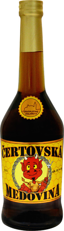 Křivoklátská Medovina Čertovská 21% 500ml