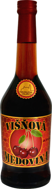 Křivoklátská Medovina Višňová 18% 500ml