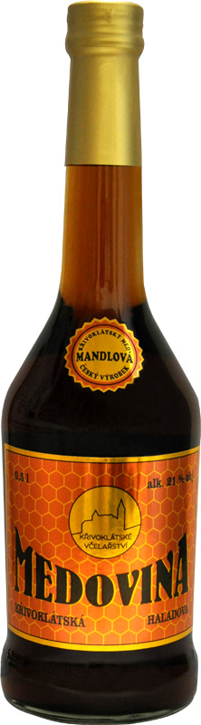 Křivoklátská Medovina Mandlová 21% 500ml