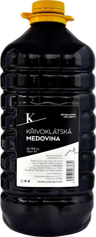 Křivoklátská Medovina 12% 5l