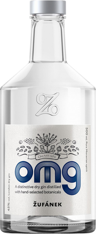 Žufánek OMG Gin 45% 500ml