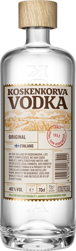 Koskenkorva Vodka 40% 700ml
