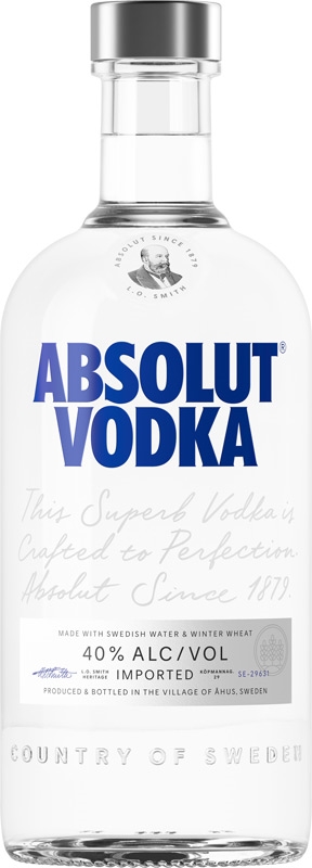 Absolut Blue Vodka 40% 500ml