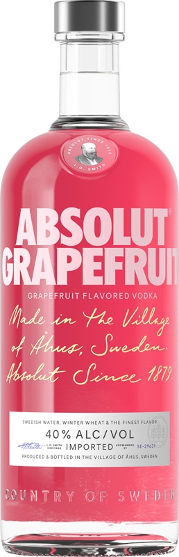 Absolut Grapefruit Vodka 40% 1l