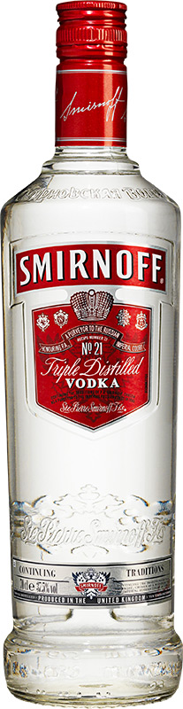 Smirnoff Red Vodka 37,5% 700ml