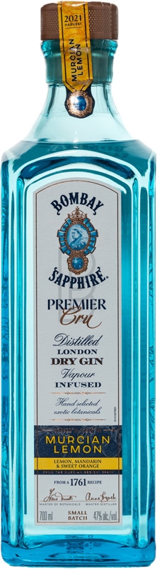 Bombay Sapphire Premier Cru Murcian Lemon Gin 47% 700ml