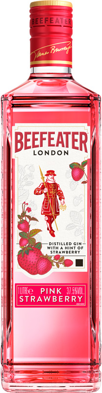 Beefeater London Pink Strawberry Gin 37,5% 1l
