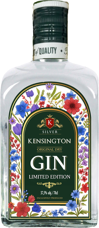 Kensington Silver Dry Gin 37,5% 700ml