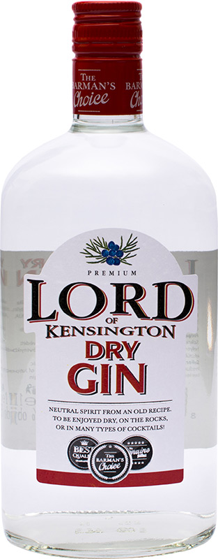 Lord of Kensington Dry Gin 37,5% 1l