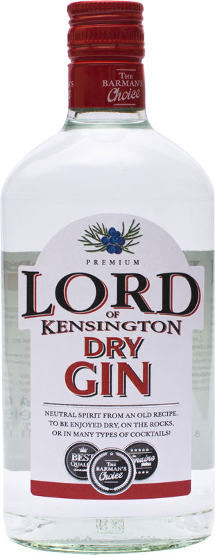 Lord of Kensington Dry Gin 37,5% 700ml