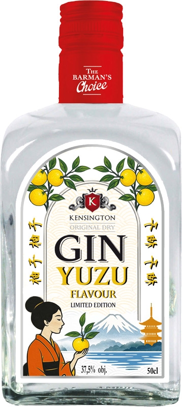 Kensington Original Dry Gin Yuzu Flavour Limited Edition 37,5% 500ml