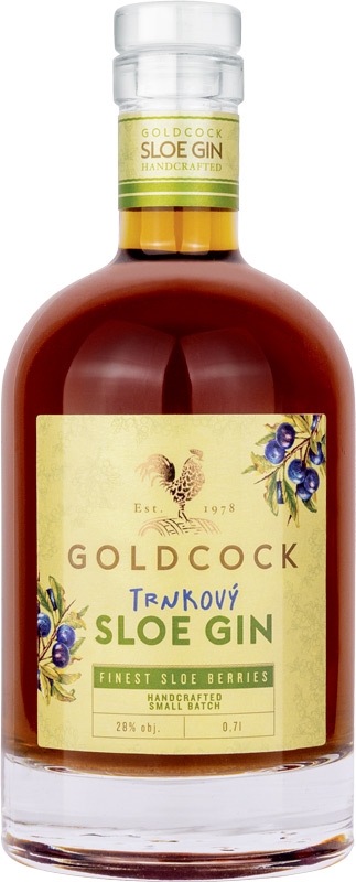 GoldCock Gin Trnkový Sloe 28% 700ml