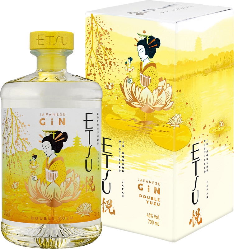 Etsu Double Yuzu Japanese Gin 43% 700ml GB