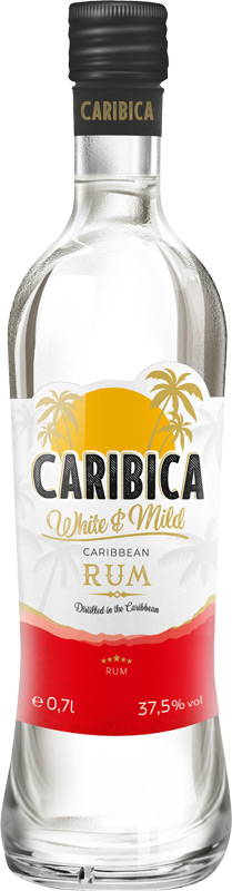 Caribica White Light Dry Rum 37,5% 700ml