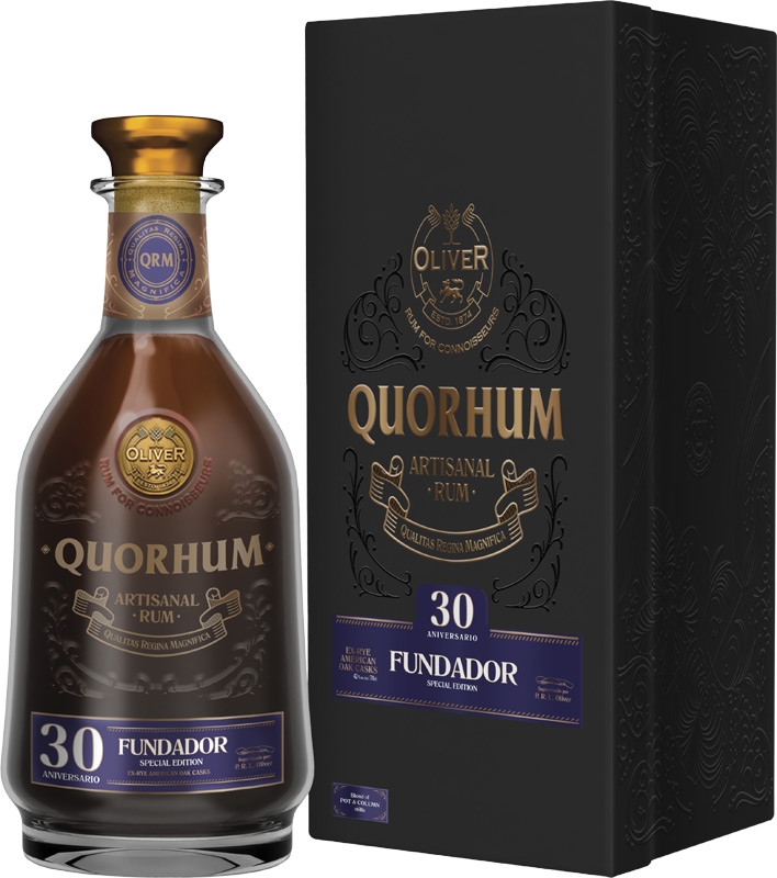 Quorhum Artisanal Fundador Rum 30YO 42% 700ml GB