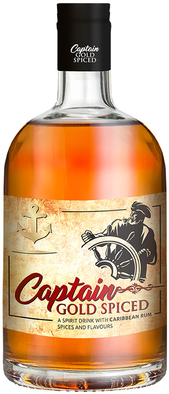 Captain Gold Spiced 35% 700ml