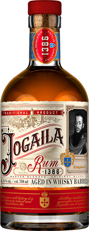 Jogaila Black Rum 38% 700ml