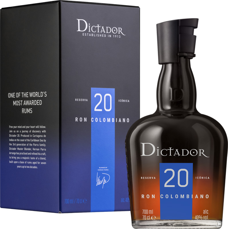 Dictador Reserva Icónica Rum 20YO 40% 700ml GB