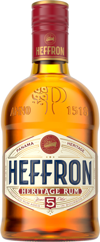 Heffron Panama Heritage Rum 5YO 38% 500ml