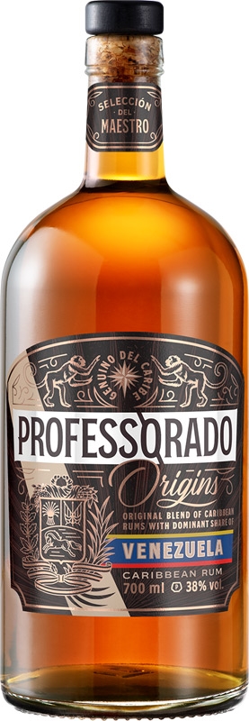 Professorado Origins Venezuela Rum 38% 700ml