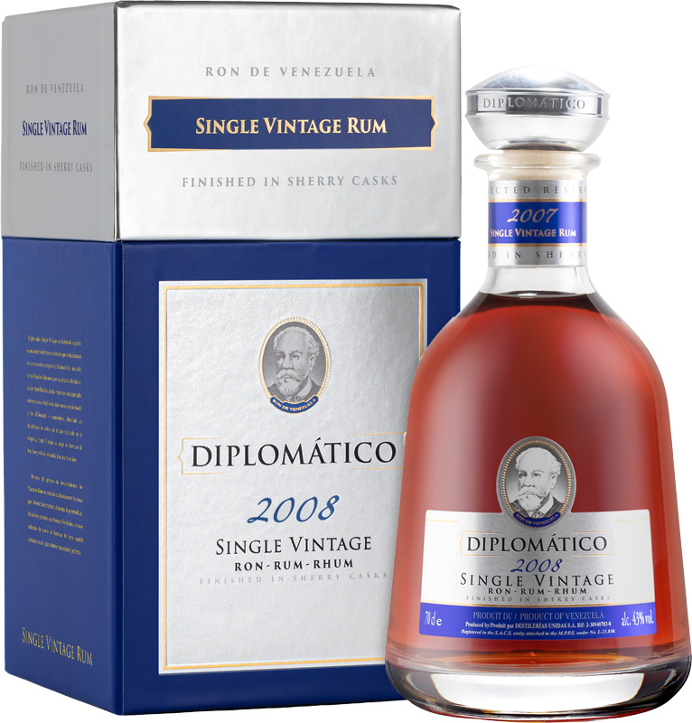 Diplomático Single Vintage 2008 Rum 43% 700ml