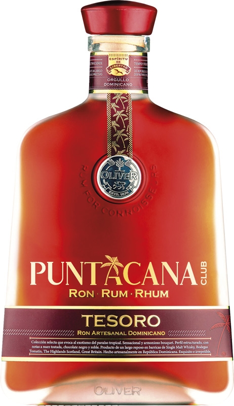 Puntacana Tesoro Artesanal Dominicano Rum 38% 700ml GB