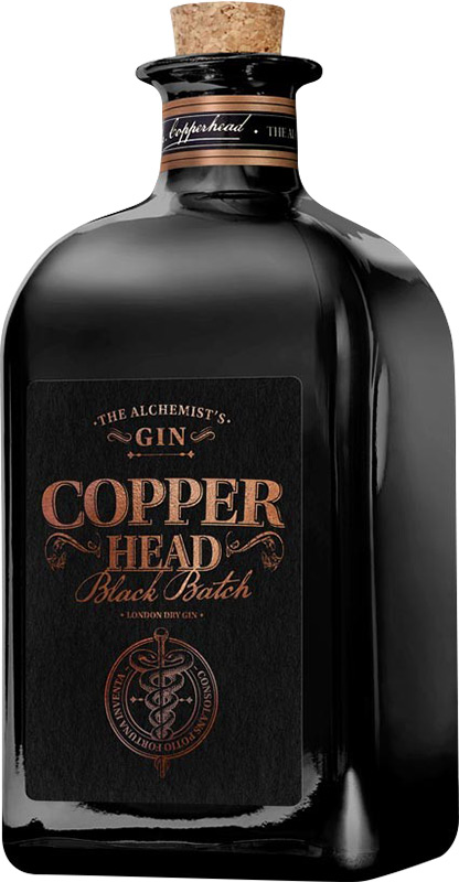 Copperhead Black Gin 42% 500ml