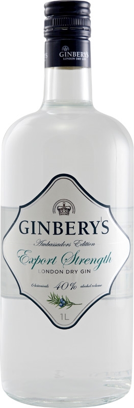 Ginbery's London Dry Gin 40% 1l
