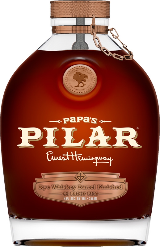 Papa's Pilar Dark Rye Whiskey Barrel Finished Rum 24YO 43% 700ml