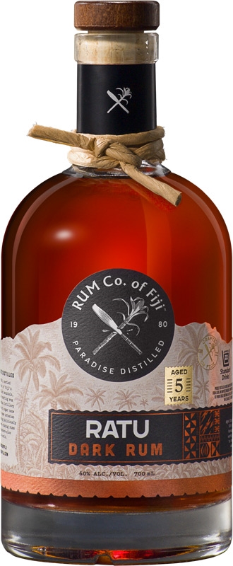 Ratu Premium Dark Fiji Rum 5YO 40% 700ml