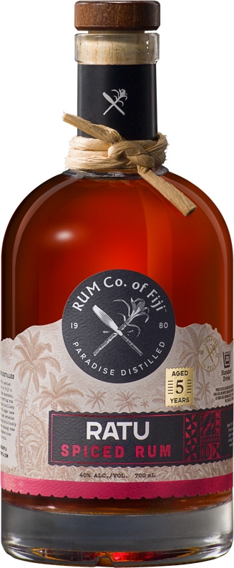 Ratu Premium Orange Spiced Fiji Rum 5YO 40% 700ml