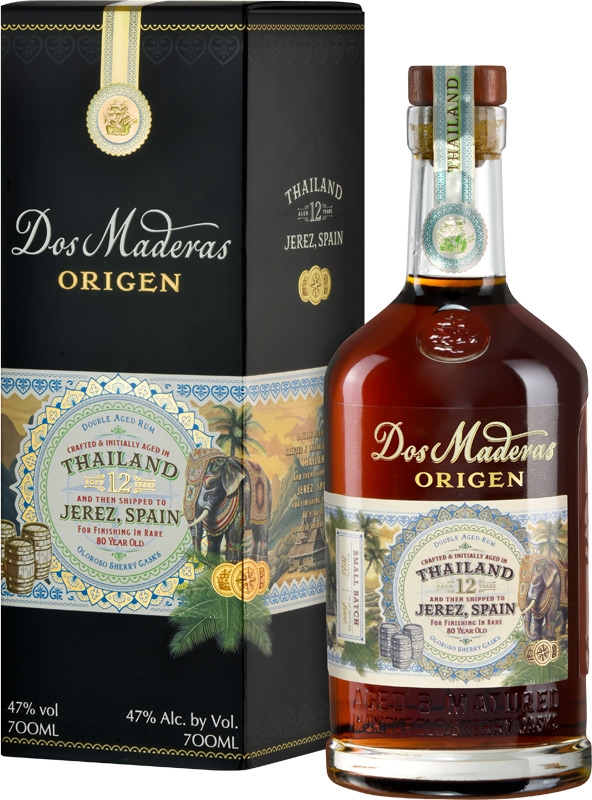 Dos Maderas Origen Thailand Rum 12YO 47% 700ml