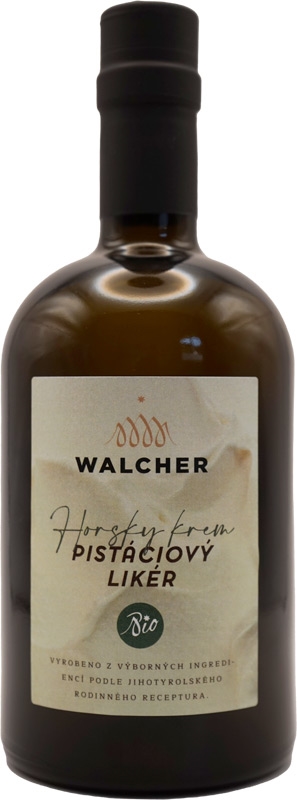 Walcher Moutain Crem Pistáciový krémový likér 17% BIO 500ml