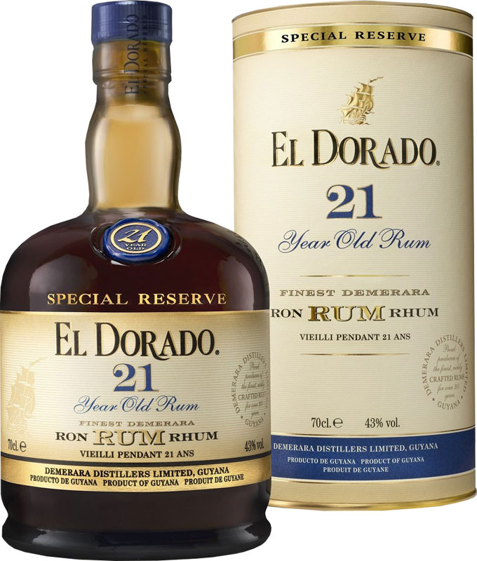 El Dorado Rum 21YO 43% 700ml