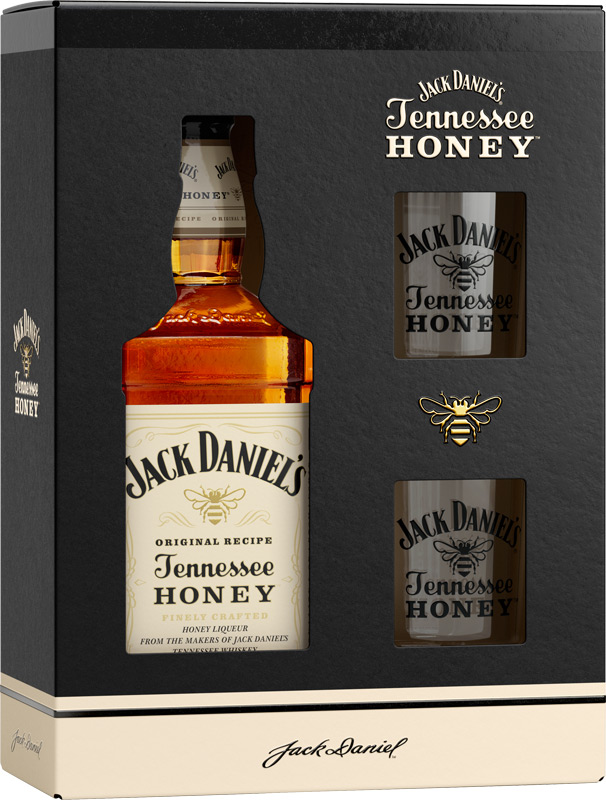 Jack Daniel's Tennessee Honey 35% 700ml + 2xsklo