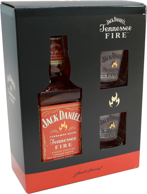 Jack Daniel's Tennessee Fire 35% 700ml + 2xsklo