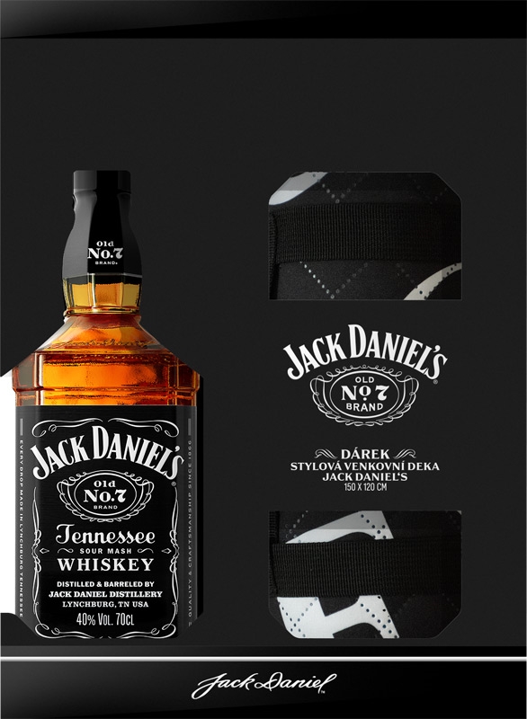 Jack Daniel's Tennessee Whiskey 40% 700ml + deka